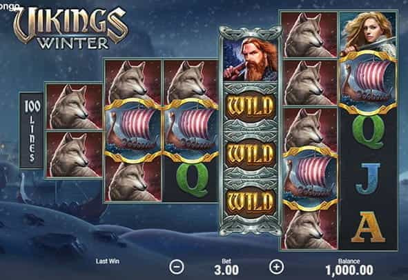 The Vikings Winter slot in play.