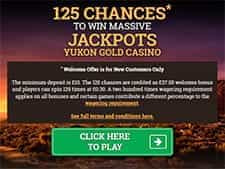 Yukon Gold Casino Welcome Offer