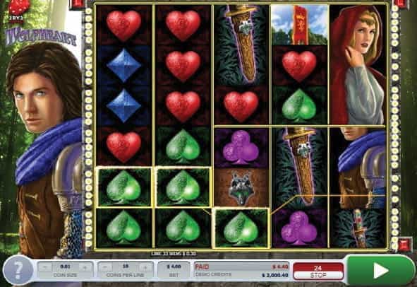 The popular Wolfheart slot by 2 by 2 Gaming.
