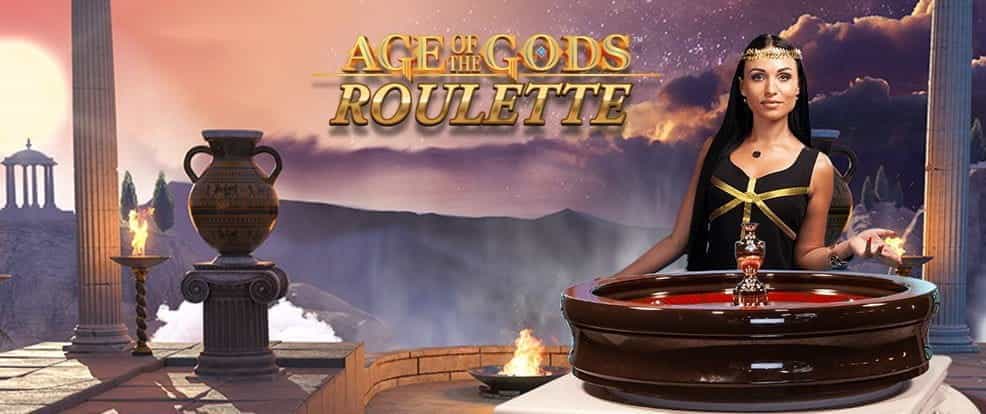 The Grecian aesthetic of Playtech’s Age of the Gods Roulette.