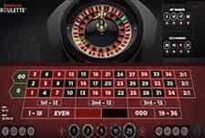 American Roulette by NetEnt in-game play view