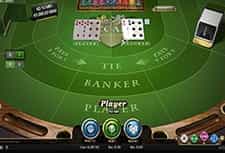 Baccarat Pro in-game play view