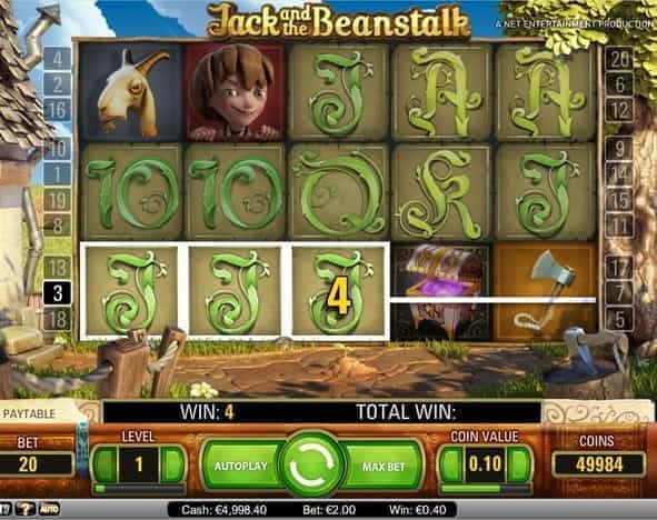 Image representing the Jack and the Beanstalk slot