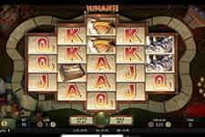In-game view of the Jumanji slot game at Red Spins Casino