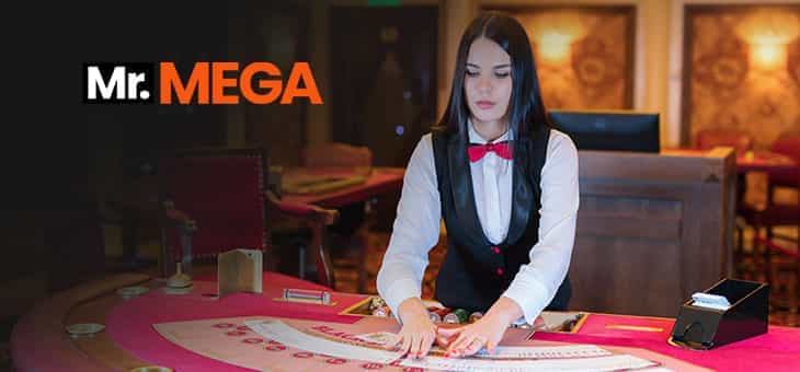 The Live Dealer Lobby of Mr.Mega Casino