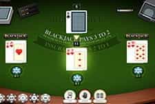 The cards of the Multi-Hand Blackjack game by iSoftbet at Greenplay.