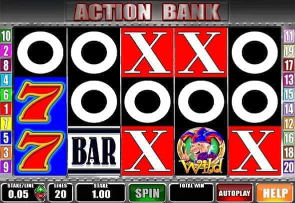 The Action Bank online slot from Barcrest.