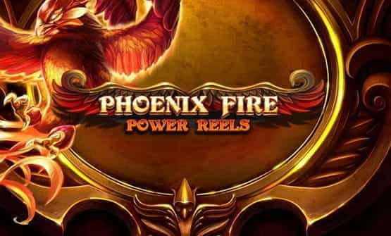 Game logo of Phoenix Fire Power Reels by Red Tiger Gaming.