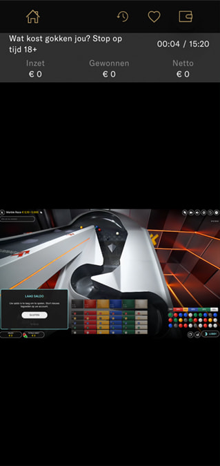 Marble Race live game show bij BetMGM Casino