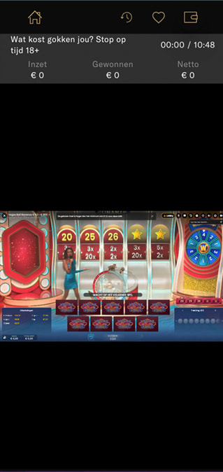 Vegas Ball Bonanza game show studio bij BetMGM