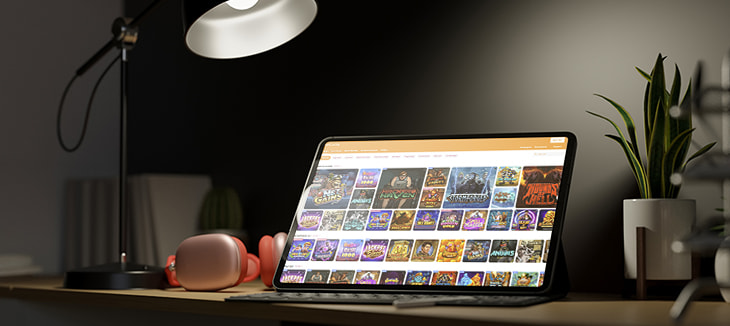 Spiludvalget på GetLucky casino.