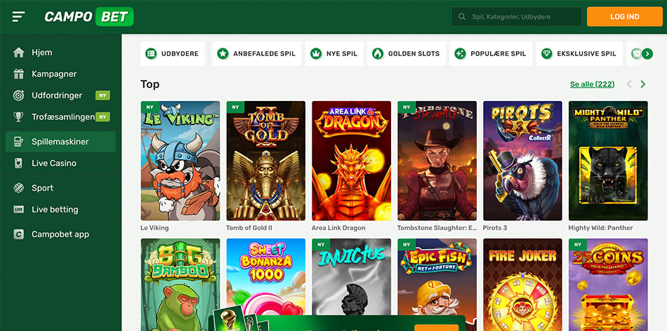 Deres spiludvalg er også et af de bedste, du kan finde i Danmark.