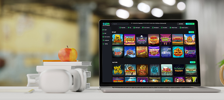 Spillene på Swift Casinos online casino. 