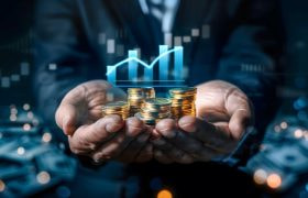 Stigende graf for det danske spilmarked.