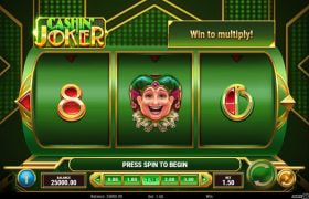 Skærmbillede fra den nye Crashin’ Joker spilleautomat fra Play’n GO