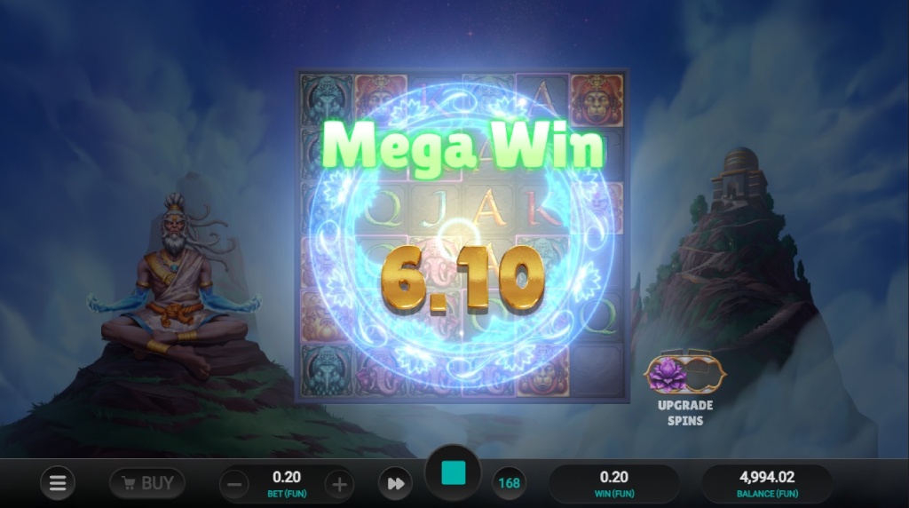 Skærmbillede Mega Win af Aura God