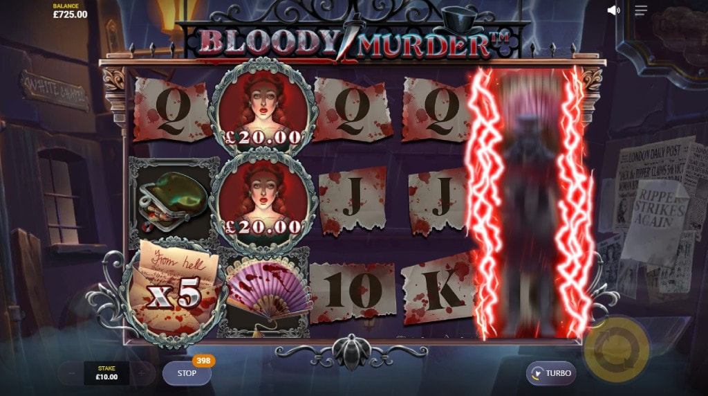 Skærmbillede fra funktionen Feature Name i Bloody Murder