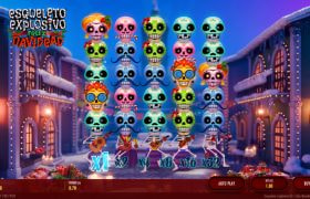 Screenshot fra den Nye Esqueleto Explosivo Feliz Navidead Slot af Thunderkick