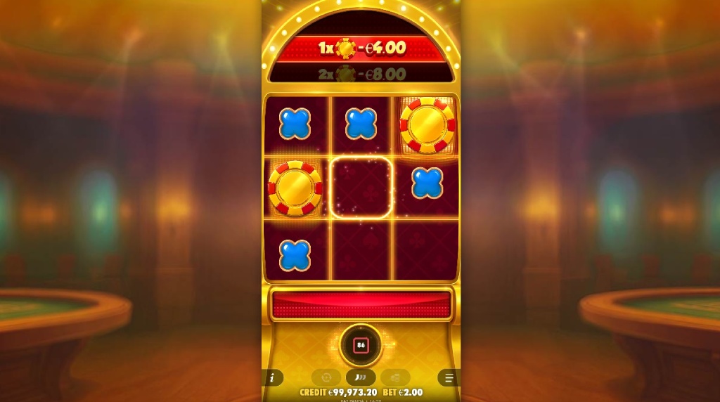 Skærmbillede af Respin-featuren i Lucky Dice