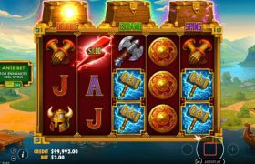 Screenshot fra den Nye Hammerstorm Slot af Pragmatic Play