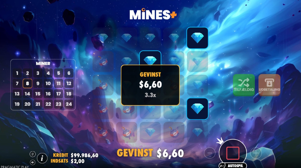 Tidligt kig på Mines+ som lanceres 29. januar 2026 hos Pragmatic Play
