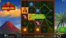 Screenshot fra den Nye Heart of Tiki Slot af BGaming