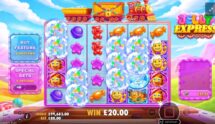 Screenshot fra den Nye Jelly Express Slot af Pragmatic Play