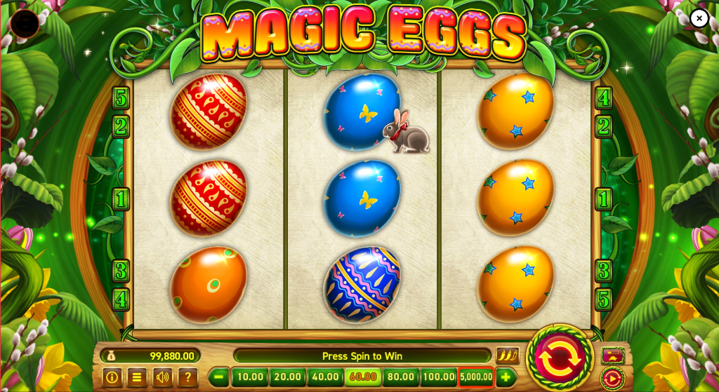 Magic Eggs fra Wazdan