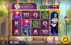 Screenshot fra den Nye Monopoly Money Magnate Slot af Red Tiger