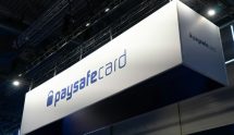 En jumbotron, der viser logoet for PaysafeCard.