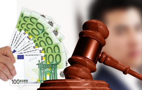 Pengesedler bruges til betaling for dom.