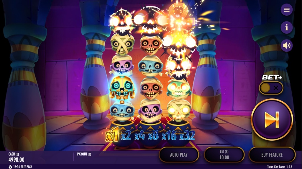 Kaotisk Egypten Thunderkick-slot med bonusspil lanceres d. 18.