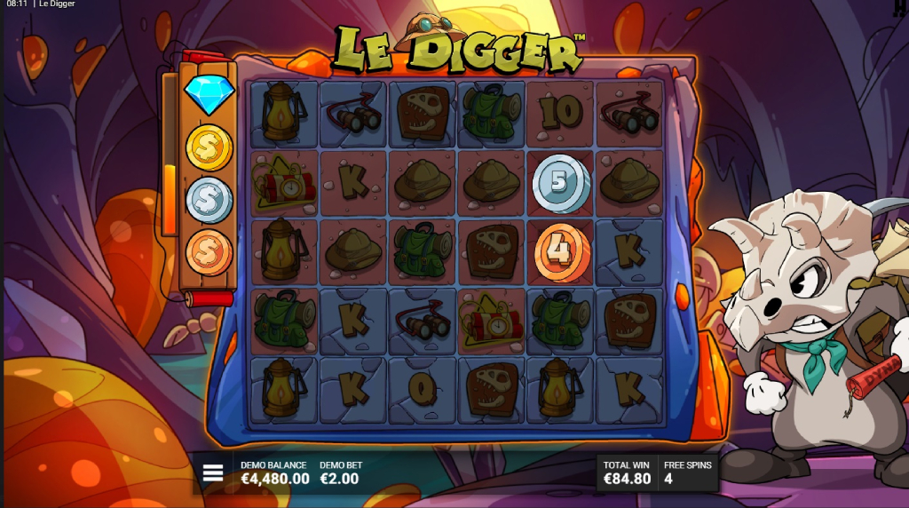 Skærmbillede af Golden Reveal i Le Digger