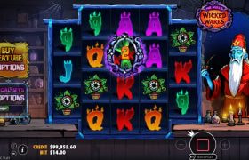 Screenshot fra den Nye Mr Null's Wicked Wares Slot af Pragmatic Play