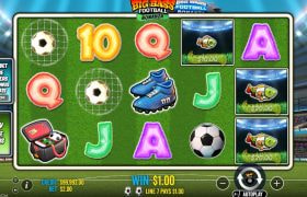 Screenshot fra den Nye Big Bass Football Bonanza Slot af Pragmatic Play