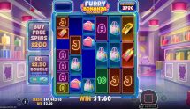Screenshot fra den Nye Furry Bonanza Megaways Slot af Pragmatic Play