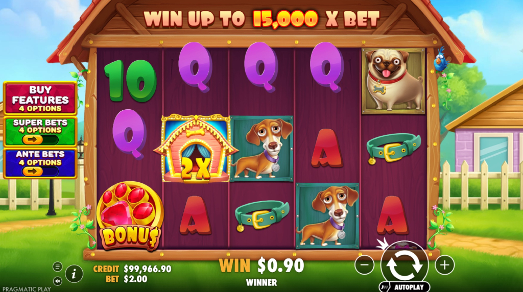 The Big Dog House af Pragmatic Play: Ny slot med vilde hunde