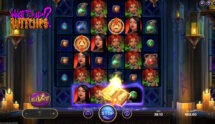 Screenshot fra den Nye What’s Up Witches Slot af NetEnt