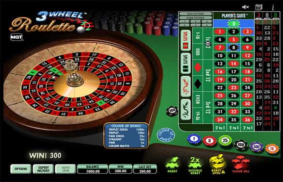 3 Wheel Roulette by IGT in New Zealand