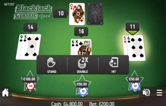 Blackjack Classic by NetEnt in Ghana