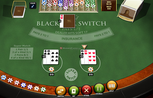Blackjack Switch by Playtech in Kenya