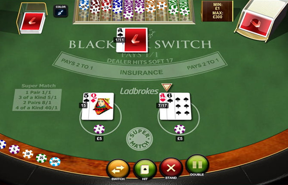 Blackjack Switch by Playtech in New Zealand