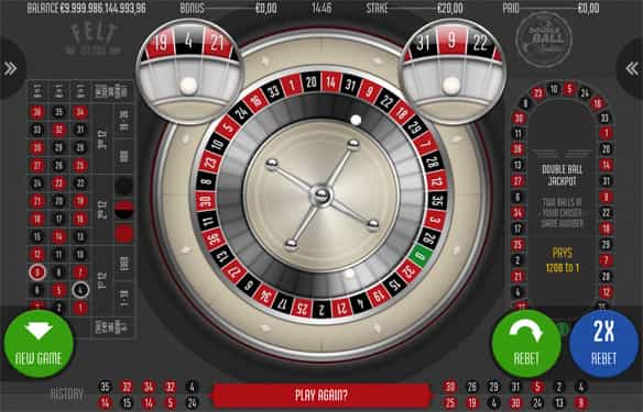 Double Ball Roulette by FELT in New Zealand