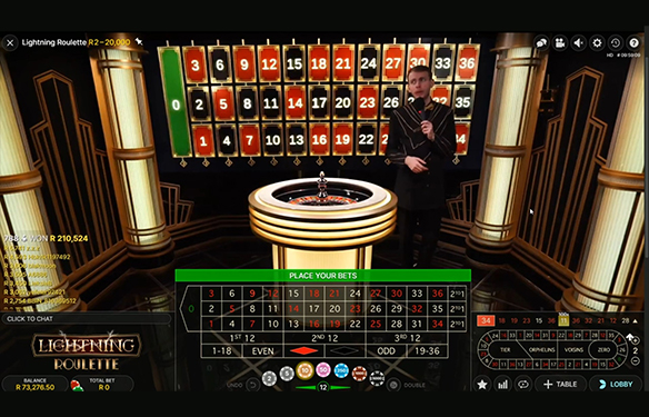 Lightning Roulette by Evolution