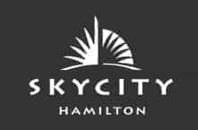 Logo of the SKYCITY Hamilton casino, which is located in Hamilton.