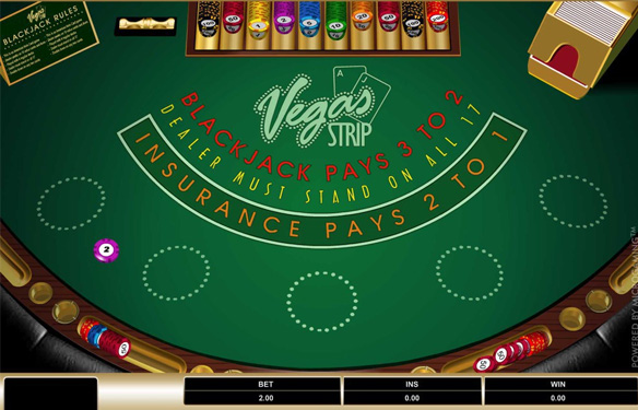 Vegas Strip Blackjack by Microgaming in Kenya