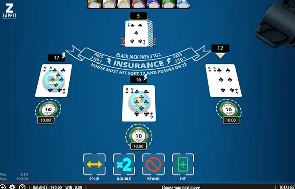 Zappit Blackjack by SG Digital in Ghana