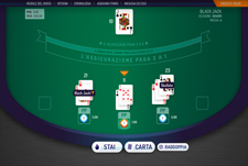 Blackjack di Betsson casinò