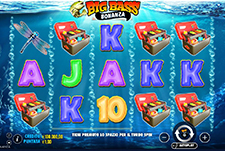 Una partita con la slot Big Bass Bonanza del casinò Totosì.