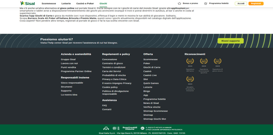 Screenshot di Sisal - miniatura 3